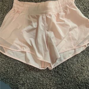 Lululemon Athletica Light Pink Athletic Shorts